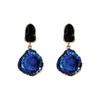 Blue Galaxy 925 Sterling Silver Earrings with 14K Gold Plating – Elegant, Fashionable, Versatile for Women