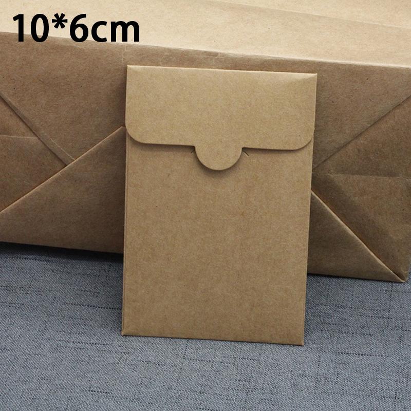 Thickened Square Kraft Paper Bags Card Packaging Bags Eco-Friendly Kraft Paper Envelopes