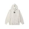 Essentials Style Heavyweight Cotton Hoodie Men Women Streetwear Oversized Fit 3-Stripe Letter Print Casual Sweatshirt