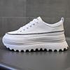 Korean Style Women's Platform Height-Increasing Shoes - 7cm Thick Insole, Versatile Single Lining for Spring/Autumn 2021