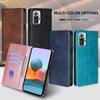 Para Xiaomi Redmi Note 10 Pro Funda de Cuero con Tapa Estilo Libro Magnética Retro para Redmi Note 10 9 Pro Max Lite 10T 10S 9S 9T Funda