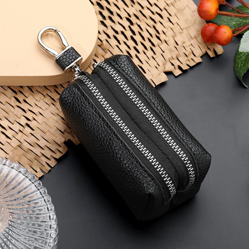 Vintage Velkokapacitní Pu Pánská Dámská Taška na Klíče Roztomilá Taška na Klíče od Auta Kvalitní Mince Peněženka Organizér na Drobnosti Mini Peněženka Dárky