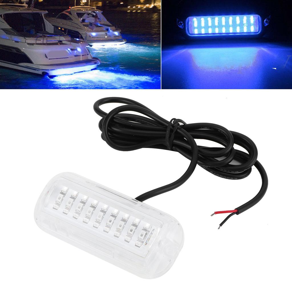 Unterwasser Schiffsstrahllicht Edelstahl 27LED Wasserdichte Marine Lampe 50W DC10 30V
