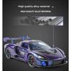 1/24 Scale Mclaren Senna Super Racing Car Alloy Diecast Model Car Adult Collectibles Sound & Light Hobby Holiday Gifts with Boyfriend
