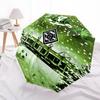 Printed Borussia Monchengladbach logo Printed Folding Umbrella,Outdoor,Leisure,And Travel Umbrella,Durable Umbrella Fabric,Birthday And Holiday Gift