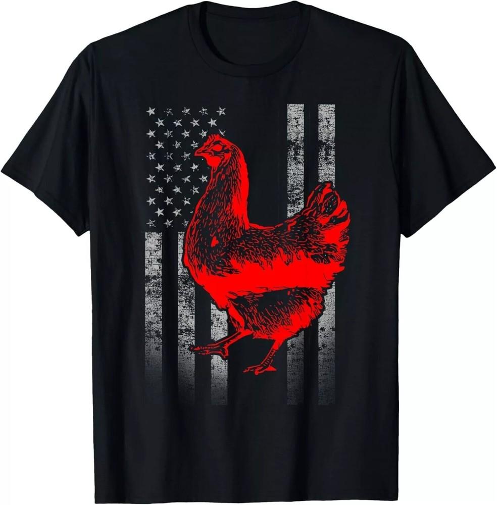 

2025/Chicken Farmer - Cool Chicken Flag Gift Tee Unisex T-Shirt Unisex T-Shirt XXXL