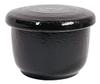 Rice Storage Container (for 2 Cups of Rice), Made In Japan, Black, Ceramic, Banko Ware, Uchiyama Pottery, Keeps Rice Freshly Cooked, Long-lasting, Hum