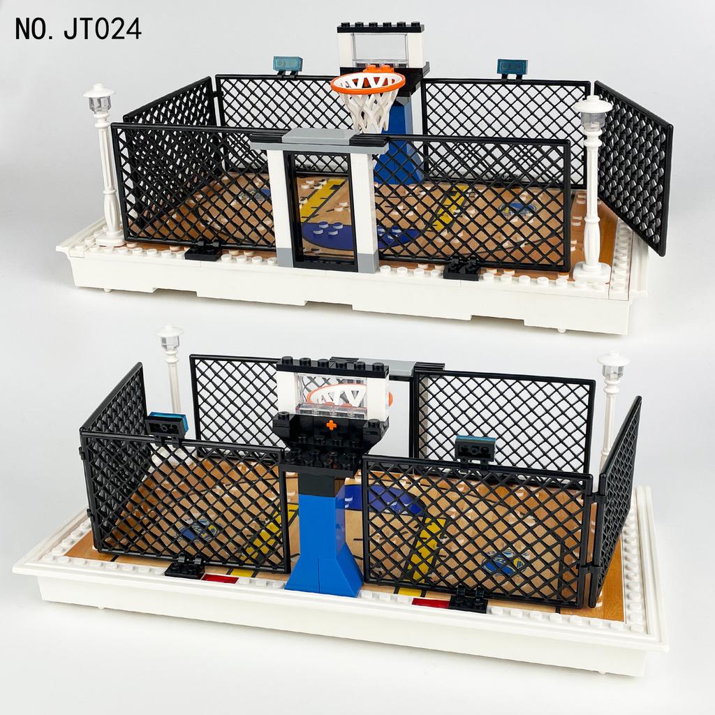 Jt024 Small Particle Training Sports Baseplate Children'S Assembly Building Block Toy Accessories Basketball