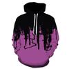 New Autumn Men's Fashionable Neutral Ink Design Printed Soft and Comfortable Hooded Sweatshirt Outdoor Streetwear