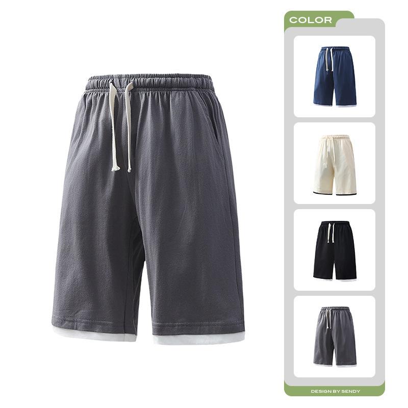 Casual Sports Pants, Breathable Pants, Basketball Shorts, Men's Loose Casual Sports Drawstring