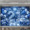 2D flat surface 1 piece 21st birthday adult ceremony background cloth suitable for indoor room decoration