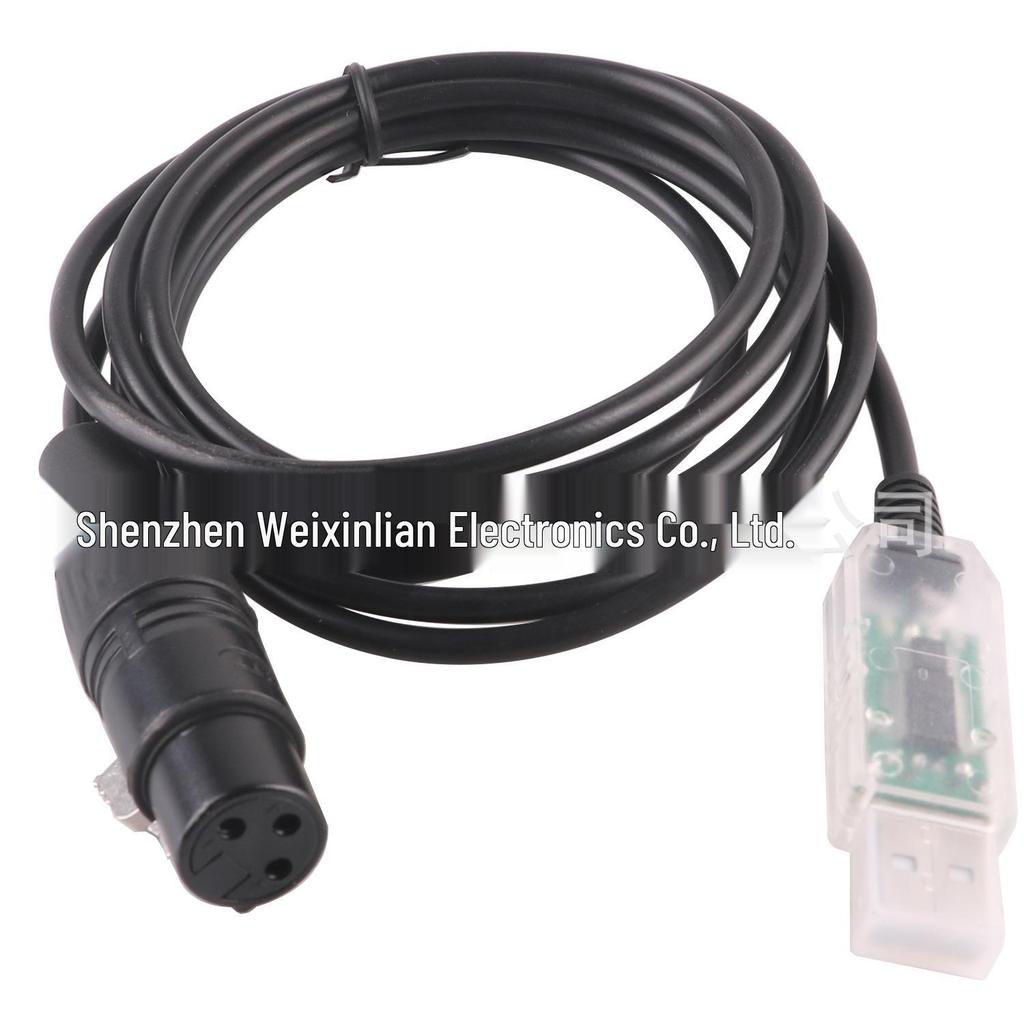 USB to DMX512 RS485 Stage Lighting Control and Debugging Cable