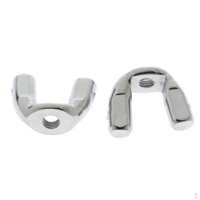 2 Pieces 6mm / 8mm Threaded for Drum Kit Hardware Cymbal Stand Replacement