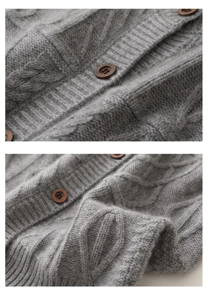 Women's Early Autumn Cashmere Cable Knit Sleeveless Vest Sweater Top
