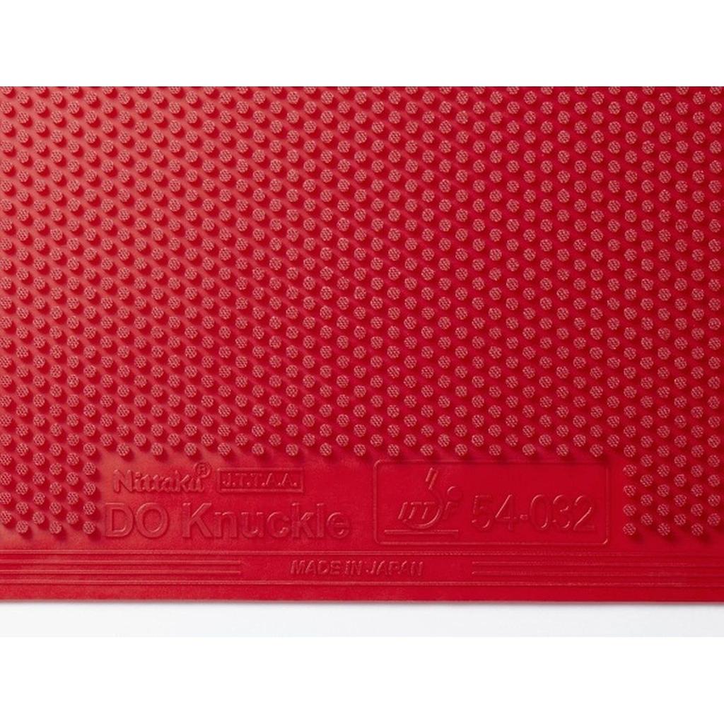 Nittaku Table Tennis Rubber Knuckle Table Soft Variable Red Medium NR-8572