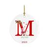 26 Letters Christmas Pendant Acrylic Car Pendant Christmas Tree Decoration