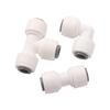 1/4" Pipe Push-in Connector Tee Elbow Straight Connector Water Purifier Cooling Spray Cooling System Aquarium Pipe Fitting 10Pcs