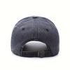 Vintage Washed Distressed Cap for Men Women, Spring Autumn Shark Embroidery Adjustable Baseball Hat