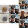 Fashionable Women's Suede Fabric Fisherman Hat In Neutral Colors Breathable