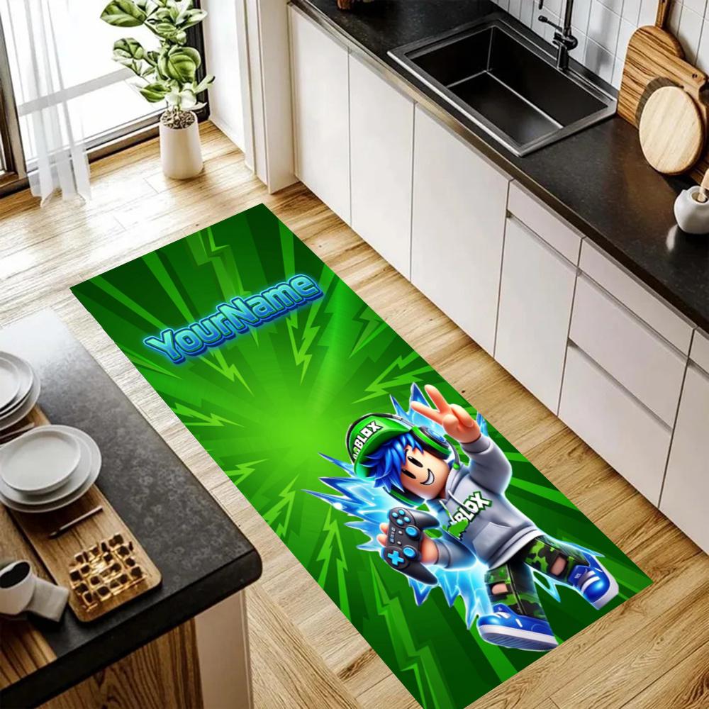 Roblox Customize Your Name Kitchen Rug Runner Rug Laundry Mat Hallway Entryway The Best Gift Choice