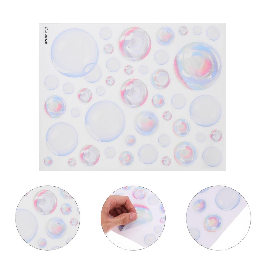 Colorful Bubbles Ocean Theme Wall Stickers Home Decor Bathroom Decals Bedroom Living Room Nursery Removable Self Adhesive Wall