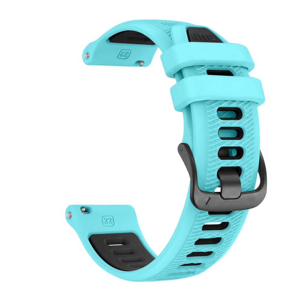 Two-tone Silicone Watch Strap For Garmin Forerunner 265 255 Music 570 47mm/Venu 4 3 2 45mm/Vivoactive 4 Watch SmartWatch bands