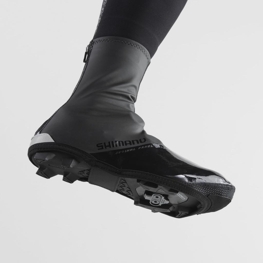 2023 Model Cycling Shoe Covers DUAL H2O Shoe Covers Black L [Shimano] (Compatible Size 42-43 (26.5-27.2cm))