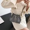 Trendy Sequin Decorated Bucket Bag Fashionable Single Shoulder Underarm Bag Internet Famous Korean Version Portable Women's Bag