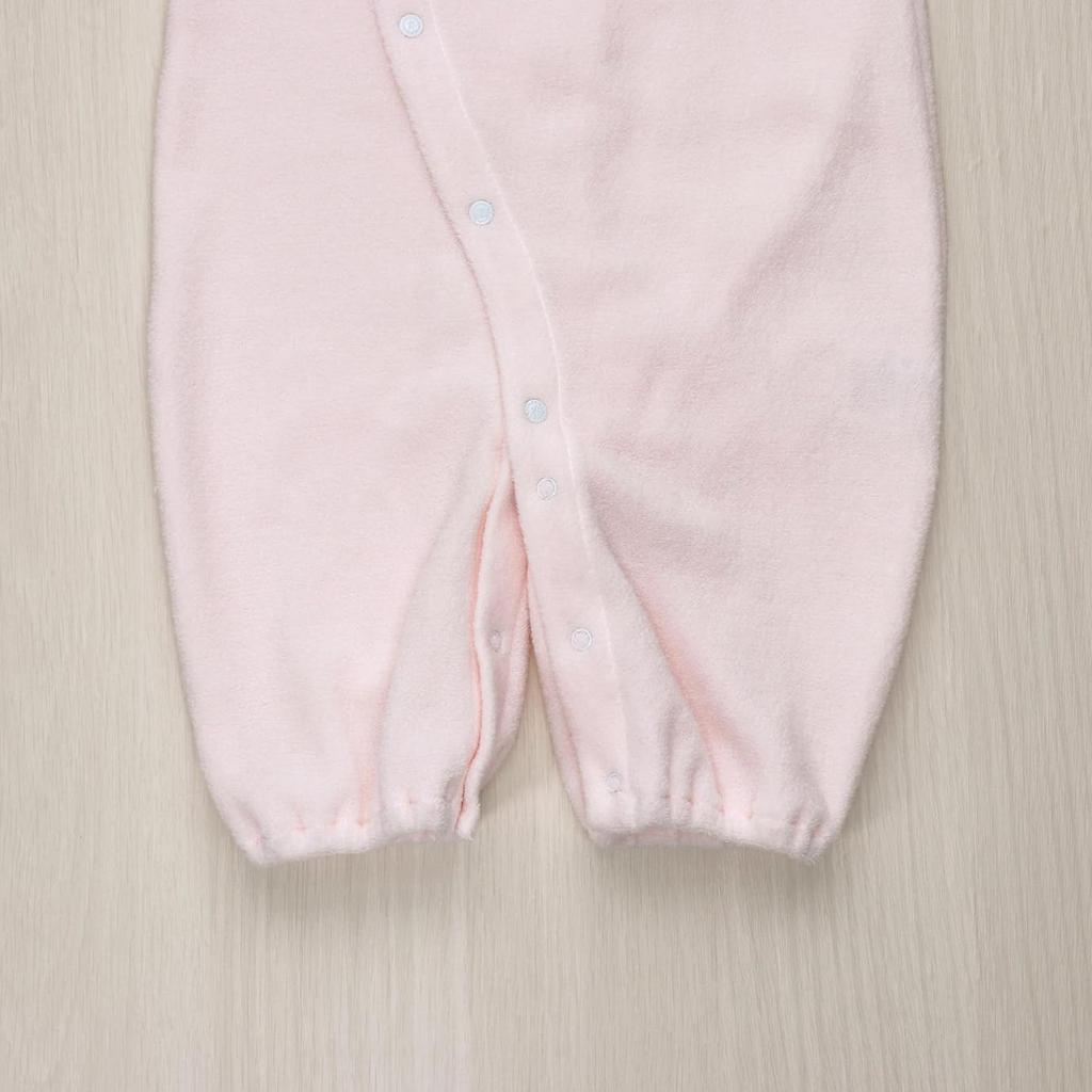 Baby Castle Sizes Natural Bear Made in Japan Two-Way All, 50-70, Pile, Pink,