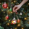 1Pcs Christmas Decoration Fill DIY Balls for Xmas Tree Hanging Light Bulb New Year Home Room Family Decor Navidad Wedding Decor
