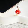 3Pcs Cute Mini Mushroom Shaped Phone Dust Plugs Portable Charging Port Earphone Jack Decorative Protector Covers2