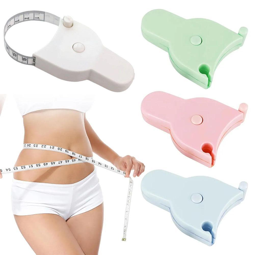 Body Fat Caliper And Waist Measurement Tape Set - Handheld Fat Caliper And Tape Combination, Portable Fitness Measuring Tool