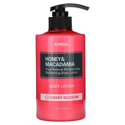 Honey & Macadamia, lozione per il corpo, fiori di ciliegio, 16,9 fl oz (500 ml)