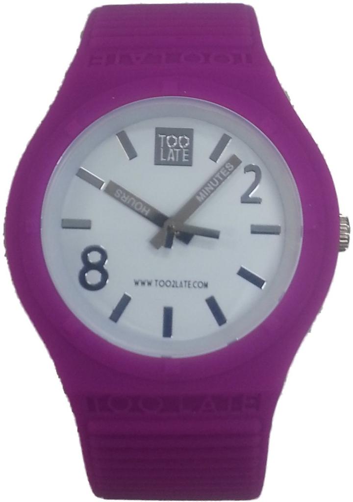Too Late MU-I-VIWH-M Uhr, Offiziell Importiert, Lila