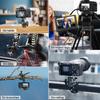 R094 Multi functional Super Clamp Ball Mount Clamp Dual 360 degrees  Rotatable Ballhead Aluminum Alloy with 1 4 Inch