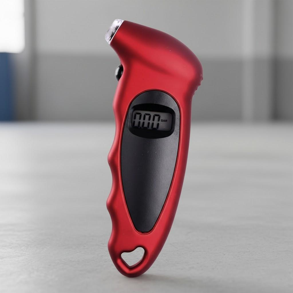 

Digital Tire Pressure Gauge 0-150 PSI Backlight High Precision Car Tire Pressure Monitor for Accurate Measurement червоний