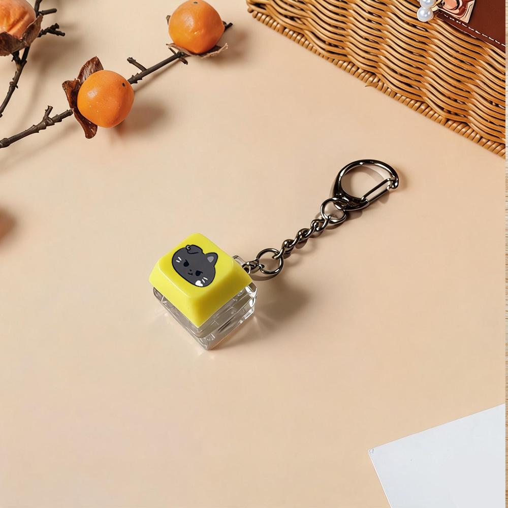 1 st Kpop ENHYPEN ENCHIN Schattige Mechanische Toetsenbord Toetsdop Sleutelhanger Jungwon Jay Jake Sunghoon Sunoo Ni-ki Creatieve Tas Hanger Fans Cadeau