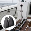 Clipes de Armazenamento para Bastões de Luz de Barco 2 Peças Clipes Pretos Para Suporte de Luzes de Bastão Para Gancho Organização Parede do Deck Barco Marítimo Cais Caiaque