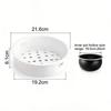 Practical Universal Electric Rice Cooker Steamer Plastic Multipurpose Steaming Rack Vegetable Basket Food