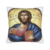 Christliche Kissenhülle Polyester Kissenbezug Dekorativ Gott segne Jesus Christus Zierkissenhülle Zuhause Quadratisch cm