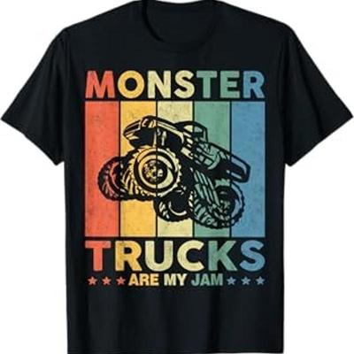 Monster Truck Auto Für Geburtstag Junge Kleinkinder Jugend Erwachsene T-Shirt