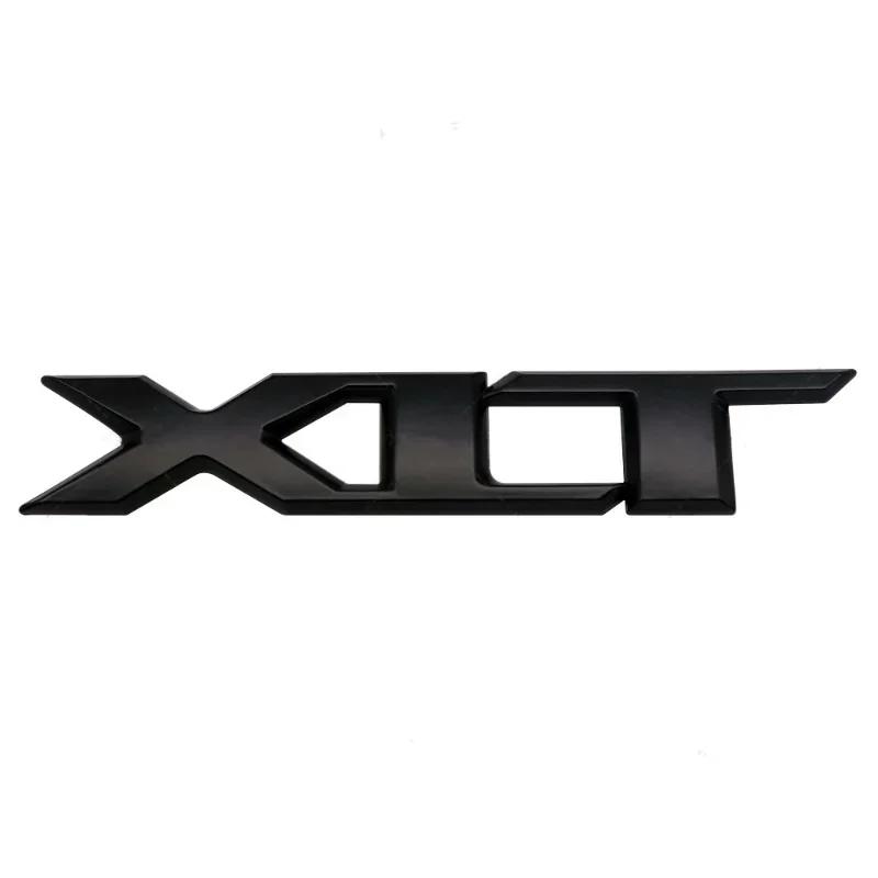 1Pc 3D Metal Chrome Red Black Logo XLT Emblem Car Badge Rear Trunk Decal For RANGER XLT Stikcer Accessories