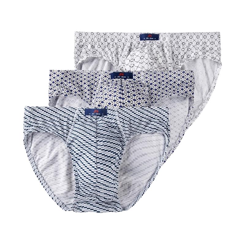 3 ks Pánské spodní prádlo Bavlněné kalhotky Pohodlné slipy Potisk Spodky Chlapecké spodní prádlo Prodyšné kalhotky L XL 2XL 3XL 4XL 5XL