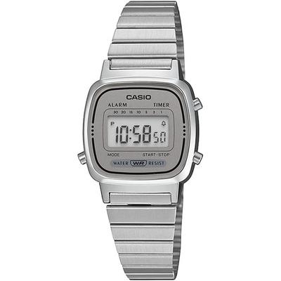 CASIO Women's Watch Digital NEW Design LA670WA-7 Silver X Gray Overseas Model