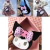 Adorable Kuromi Plush Handbag For Women And Girls Featuring Cute Kawaii Design