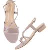 Shoetopia Women'S Snd-179 Flat Sandal-7 Kids Uk (Snd-179-Mauve)-Eu40