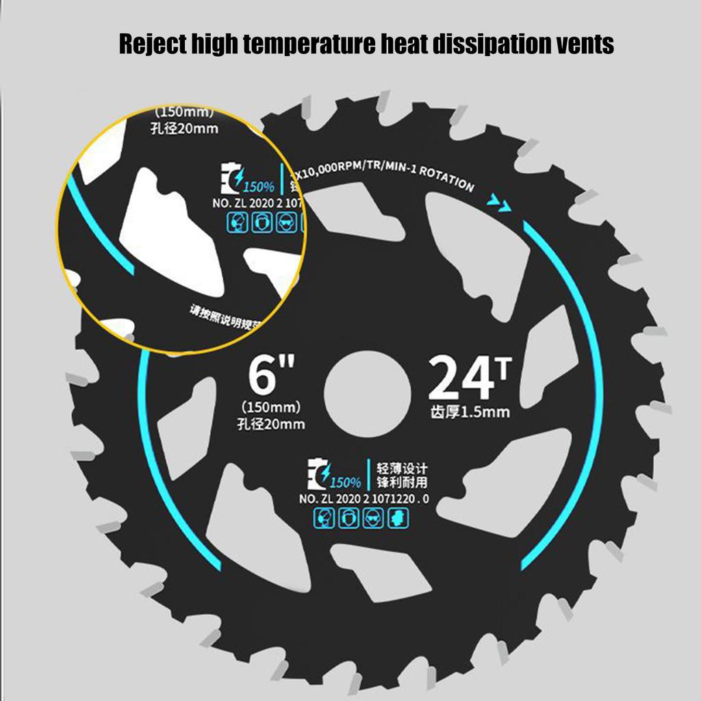 Durable Lithium Electric Saw Blade with Energy Saving Features and Noise Reduction Ideal for Woodworking Projects