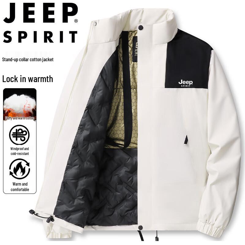JEEP SPIRIT Men's Thickened Padded Jacket