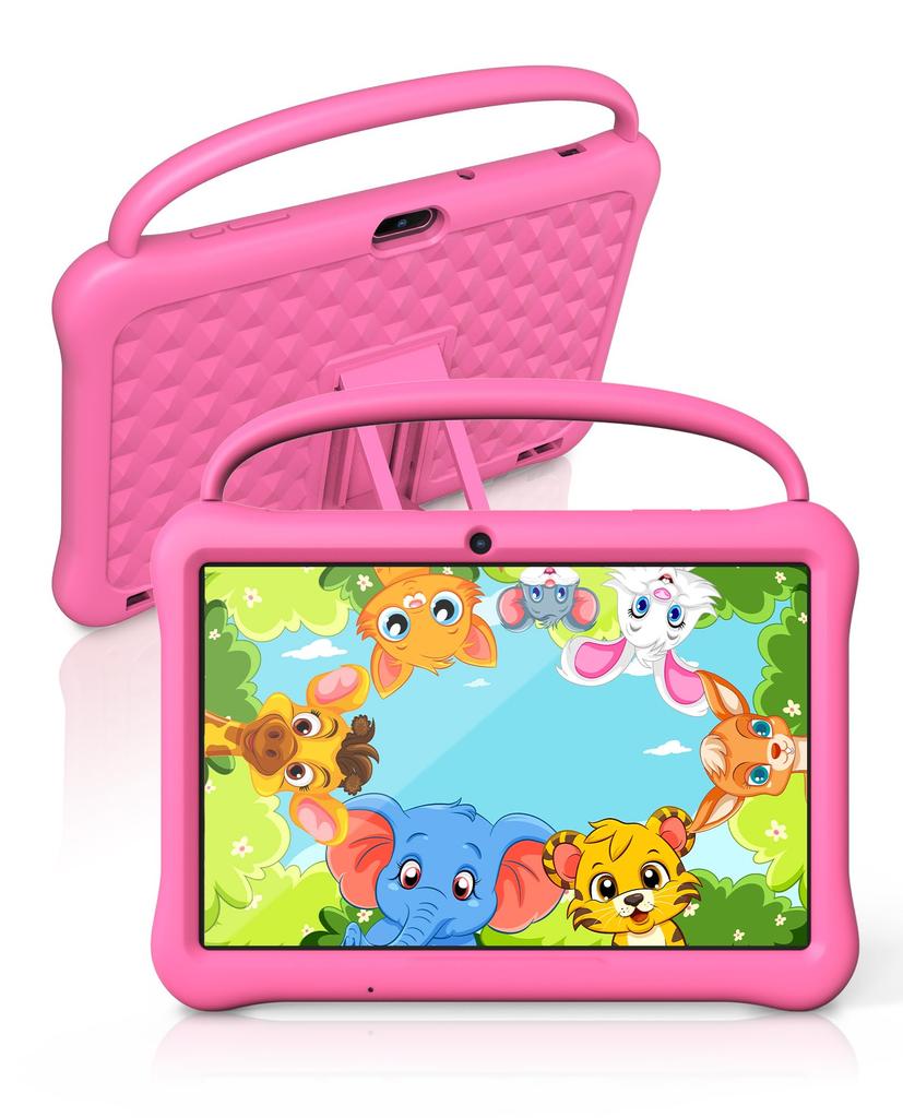 BAKEN Kids 10 Android 14 Kids Kids YouTube Kids EVA 6GB RAM 1TB 5G WiFi 6000mAh Tablet, Space, Compatible, Drop-Resistant Ultra-Lightweight Case,