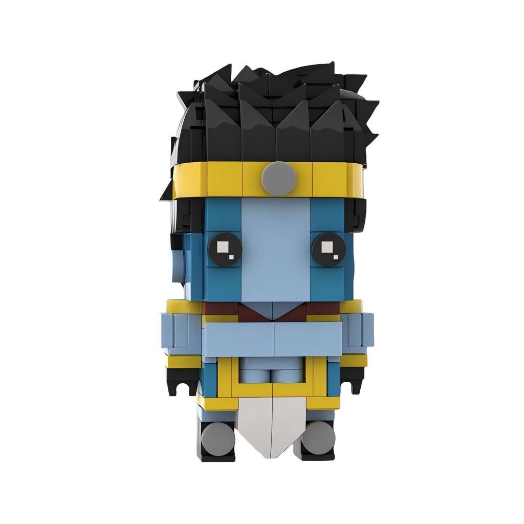 Building Blocks Jojo's Bizarre Adventure Character Brickhead Model Set Children's Assembled Ornaments